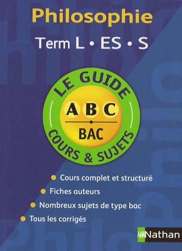 Philosophie Tle L, ES, S Books