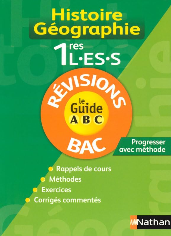 GUIDE ABC HIST GEO 1RE L ES S book