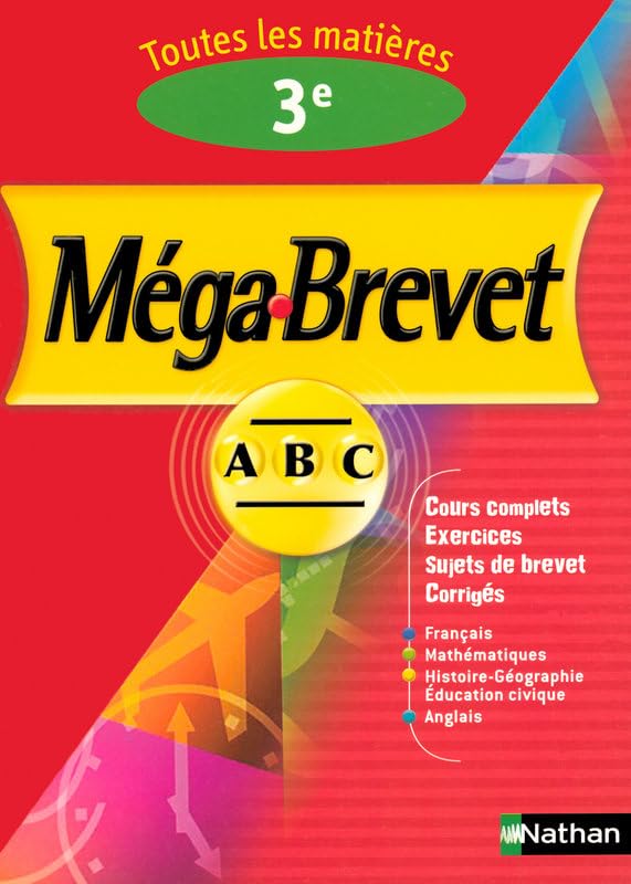 Méga-Brevet, 3e : Toutes les matières book
