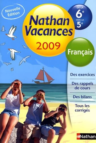Français de la 6e vers la 5e Nathan vacances book