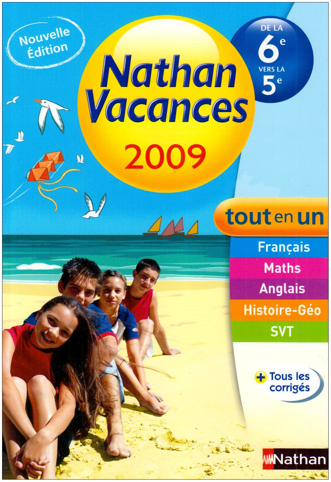Nathan vacances de la 6e vers la 5e Tout en un Books
