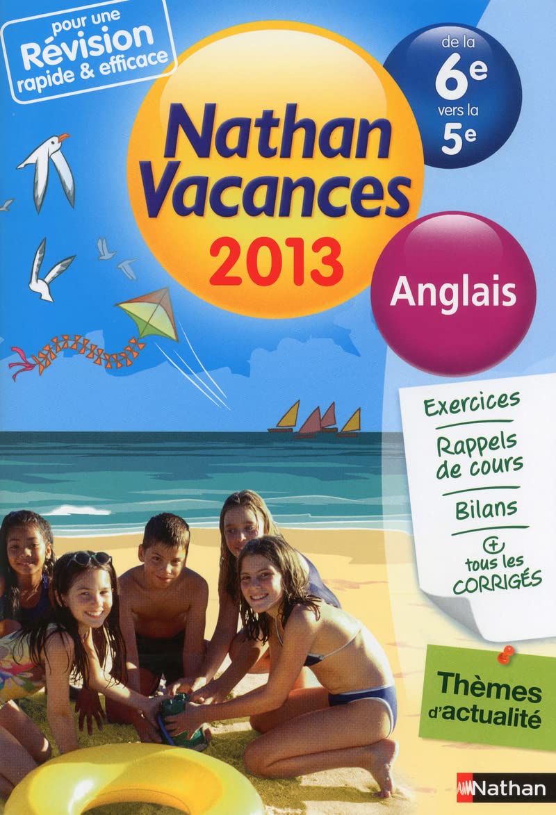 Nathan Vacances Anglais- De la 6e vers la 5e book