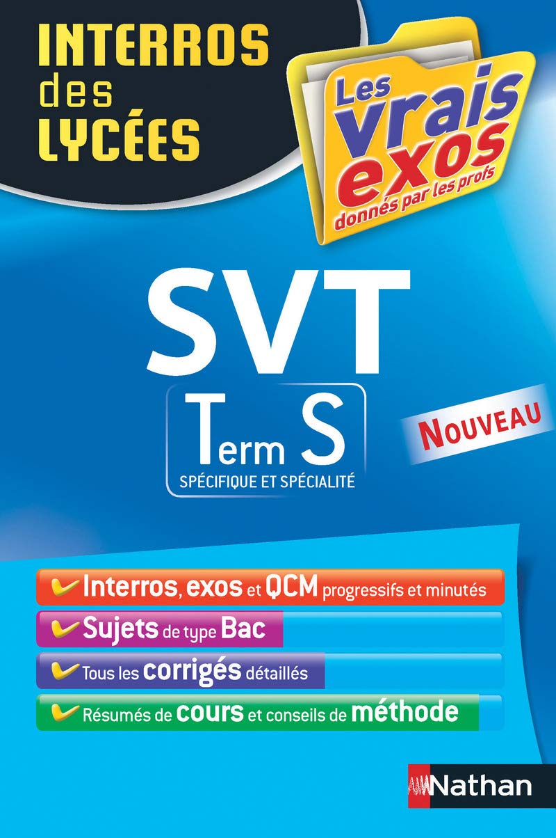 Interros des Lycées SVT Term S book