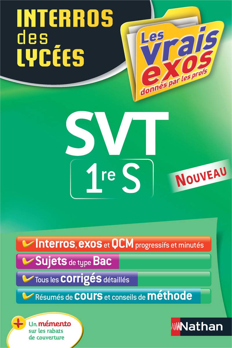 Interros des Lycées Sciences et Vie de la Terre 1ère S Professional & Reference Books