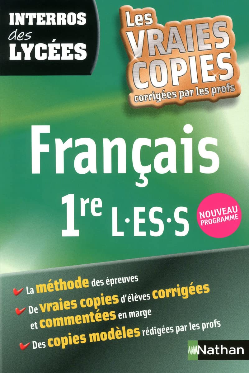 INTERROS DES LYCEES FRANCAIS 1RE L-ES-S: Nouveau programme 2012 Professional & Reference Books