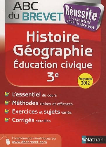 ABC BREVET REUSSITE HIST-GEO 3 book