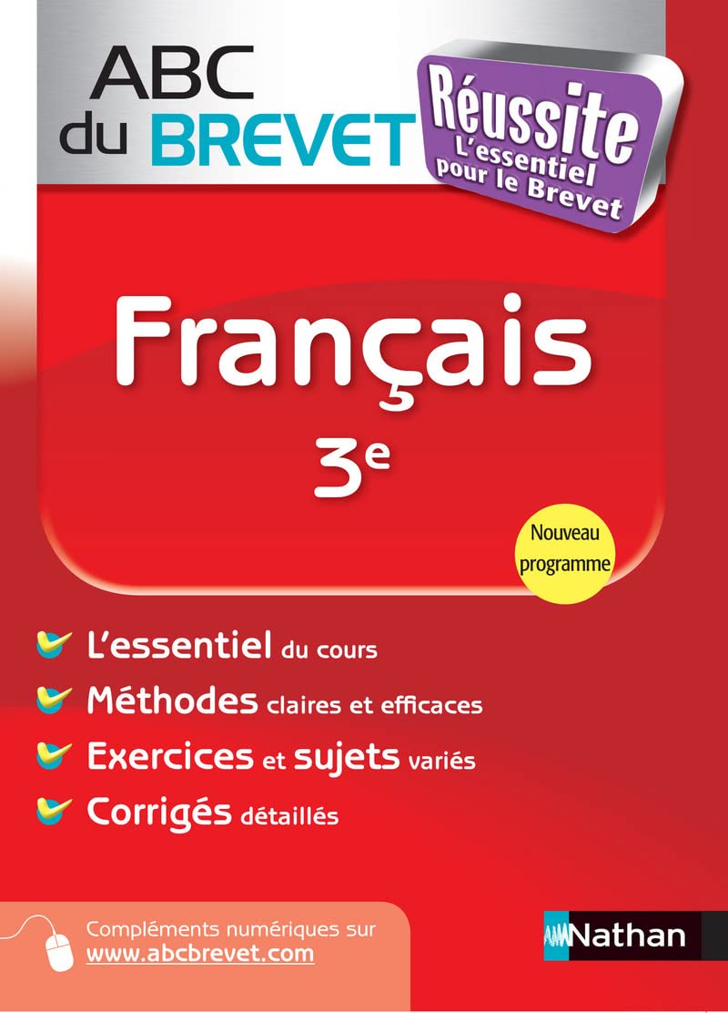 ABC DU BREVET REUSSITE FRANCAIS 3E: Programme 2012 Professional & Reference Books