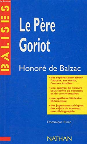 Product Image: Le père Goriot, Balzac
