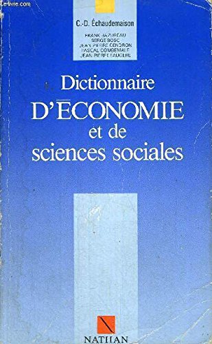 Dictionnaire d'économie et de sciences sociales book