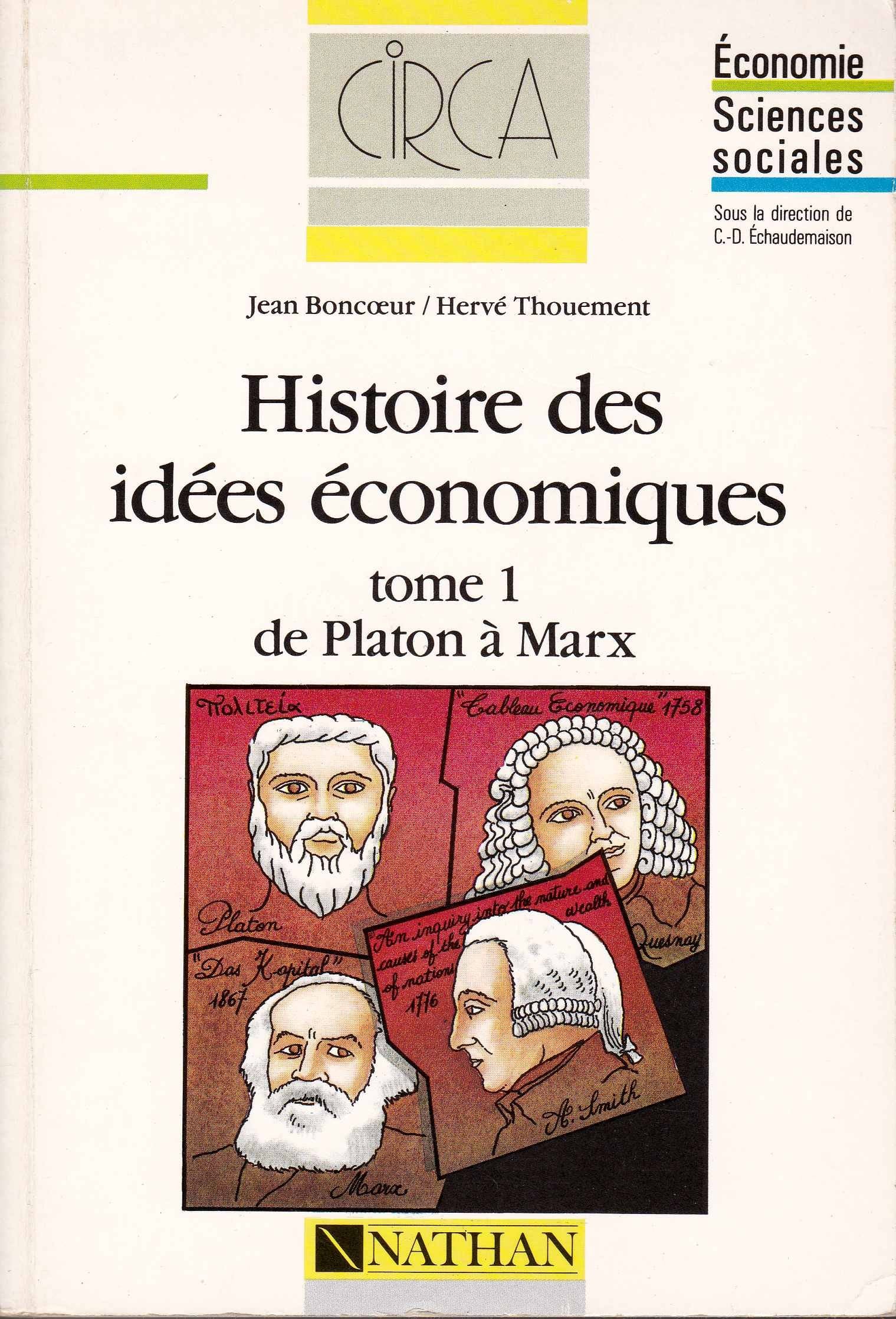HISTOIRE ET IDEES ECONOMIQUES: TOME 1 Books