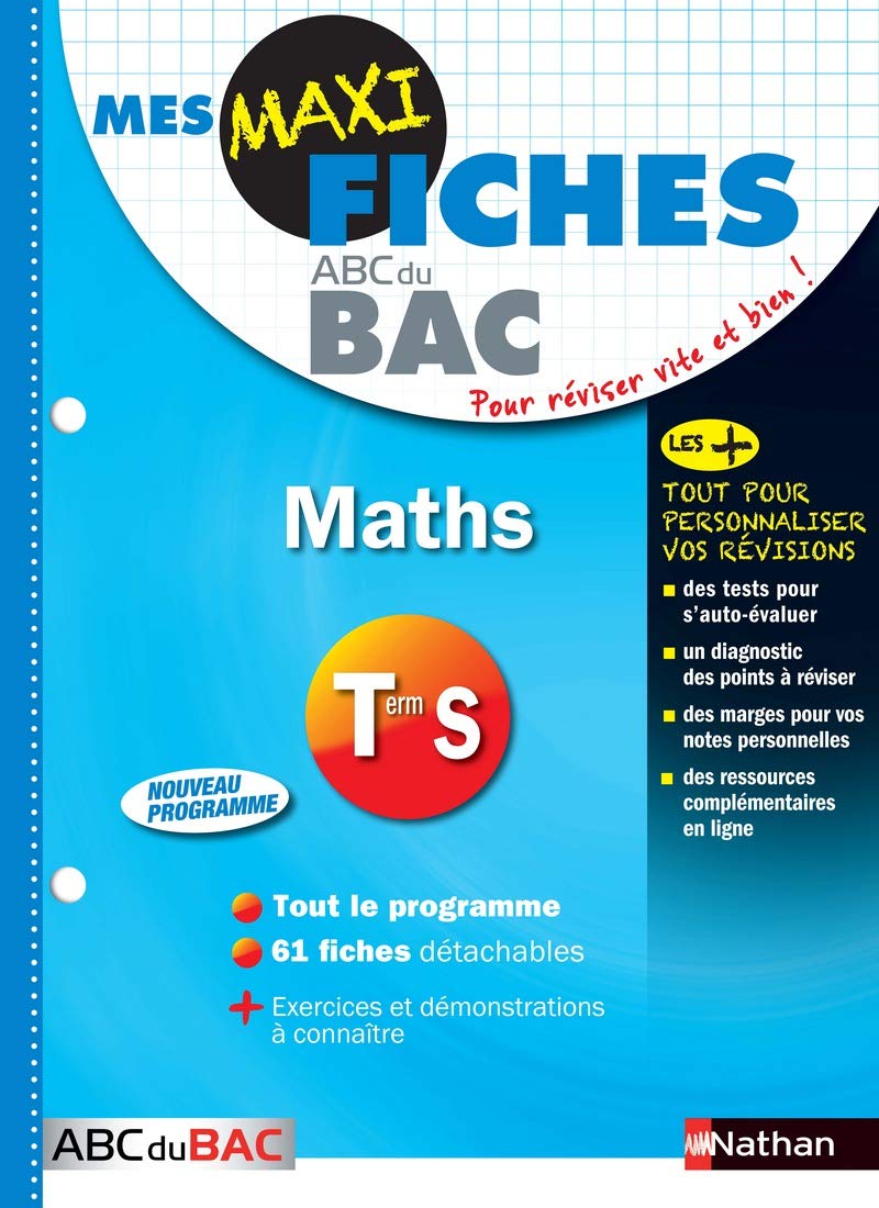 Mes MAXI Fiches Mathématiques Terminale S book