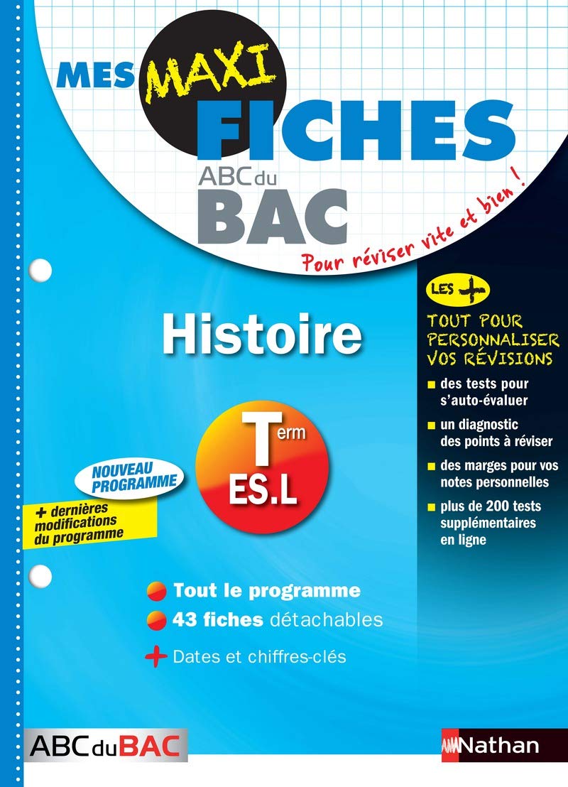 Mes MAXI Fiches Histoire Terminale ES.L book