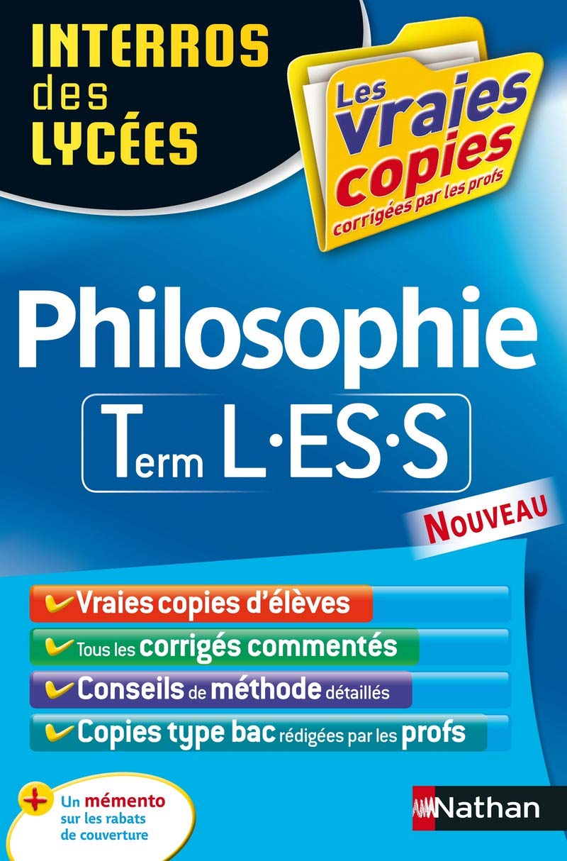 Interros des Lycées Philosophie Term L.ES.S book