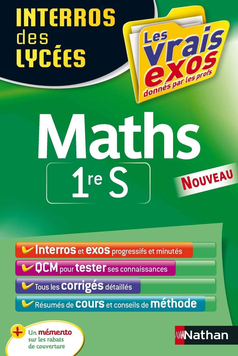 Product Image: Interros des Lycées Maths 1re S