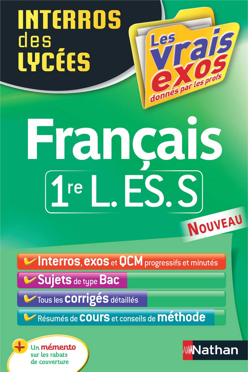 Interros des Lycées Français 1re L.ES.S book
