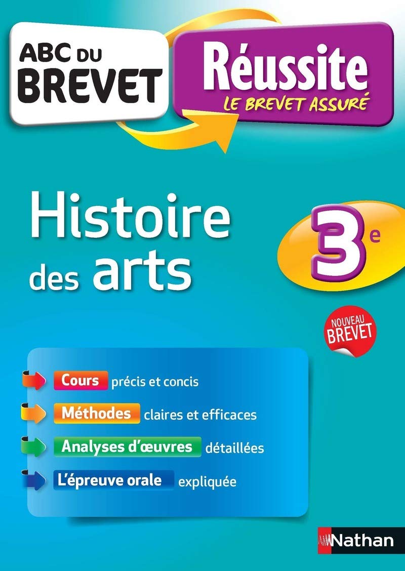 ABC du Brevet Réussite histoire des arts 3ème Professional & Reference Books