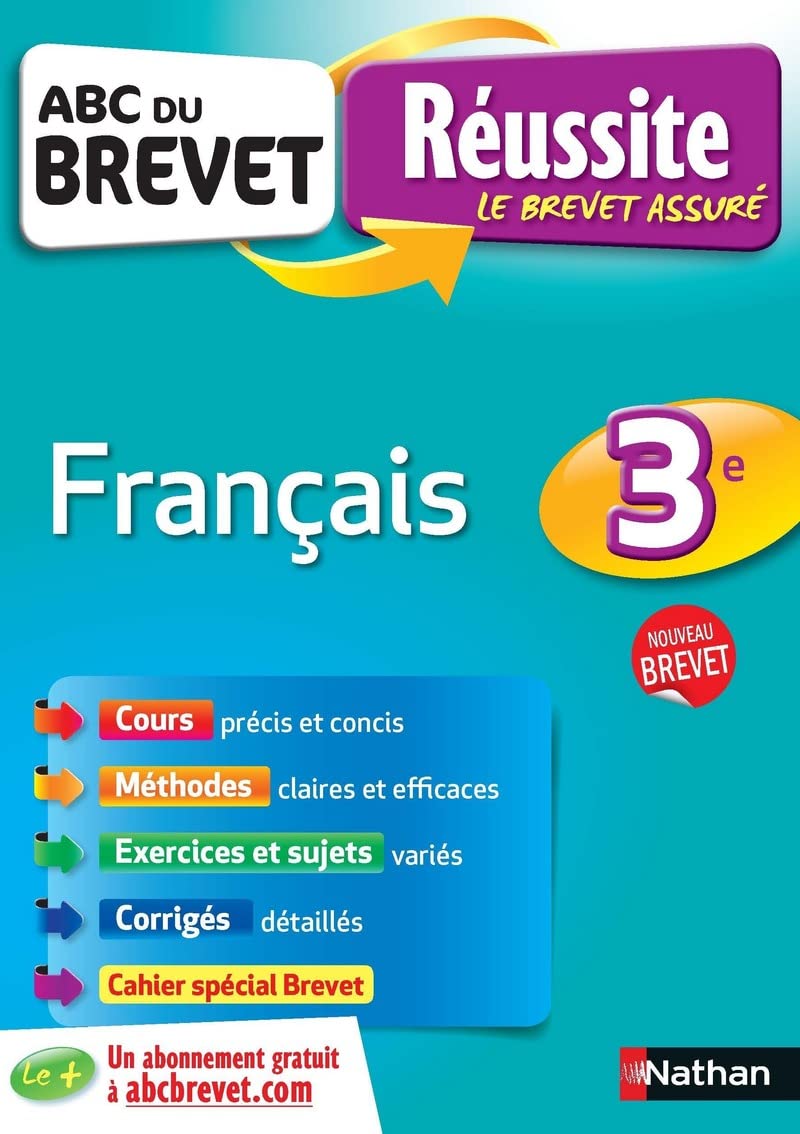ABC du Brevet Réussite Français 3ème Professional & Reference Books