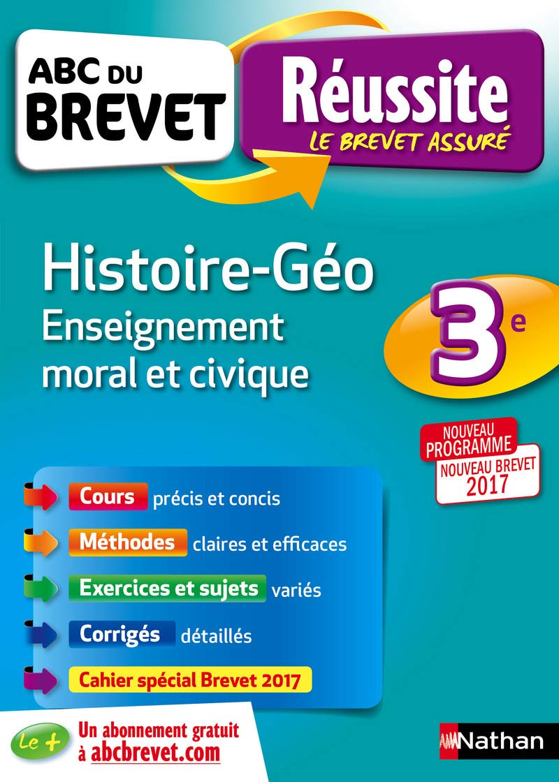 ABC du BREVET Réussite Histoire - Géographie - Enseignement Moral et Civique 3e book