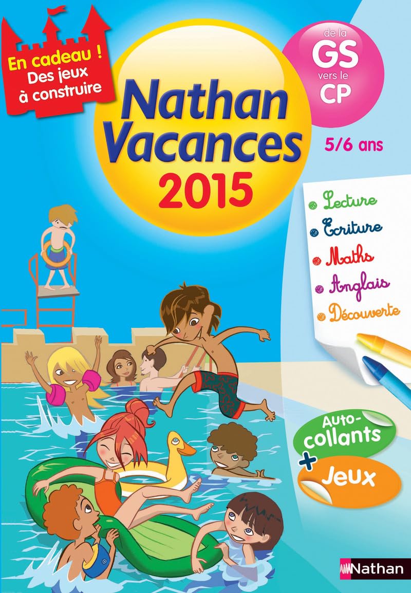 Nathan Vacances de la GS vers le CP 5/6 ans Books