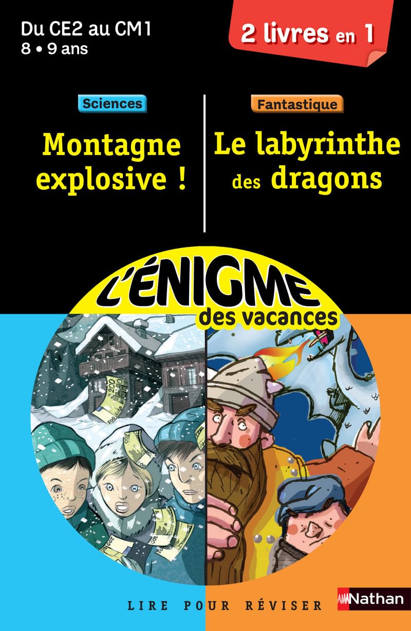 Montagne explosive: Le labyrinthe des dragons CE2-CM1 Books