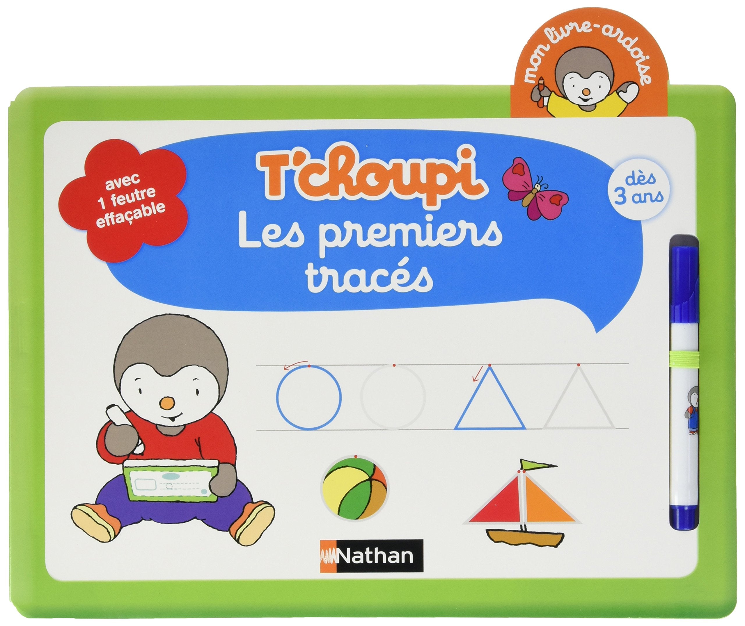 Livre Ardoise Tchoupi Les Premiers Tracés dès 3 ans Non-fiction