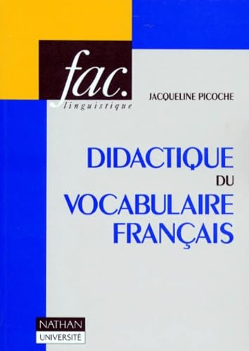 Didactique du vocabulaire français Books