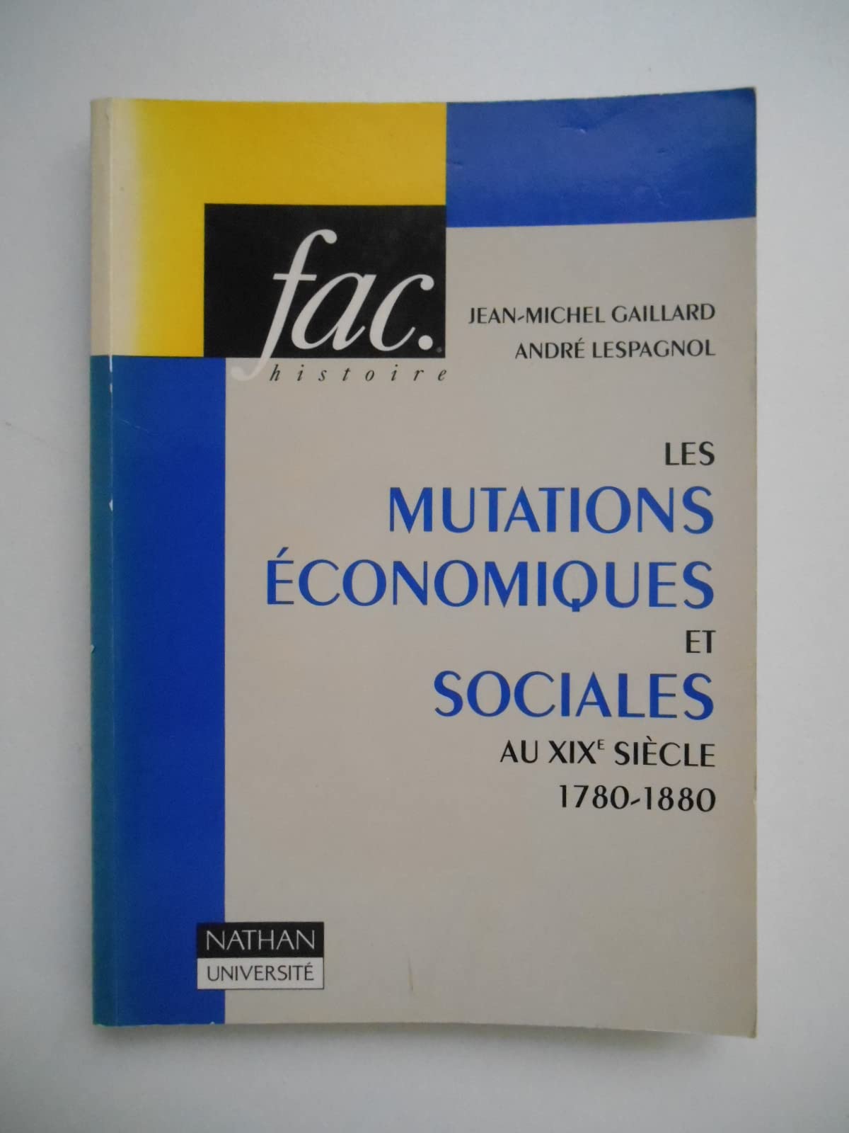 Les Mutations économiques et sociales au 19e : 1780-1880 Books