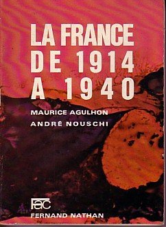 LA FRANCE 1914-1940 book