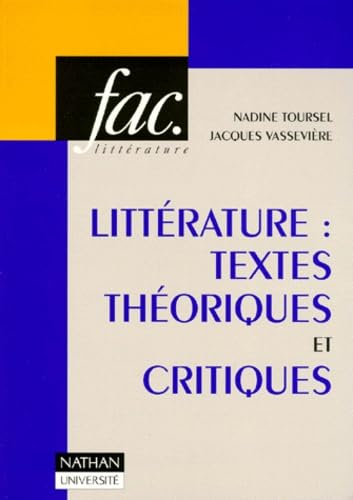 Litterature. Textes Theoriques Et Critiques Books