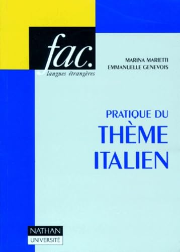 Pratique du thème italien book