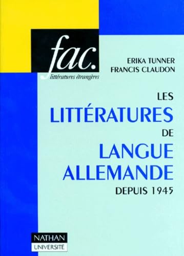 Les Littératures de langue allemande depuis 1945 book