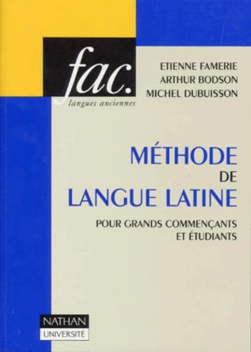 Méthode de langue latine: Pour grands commençants et étudiants Books
