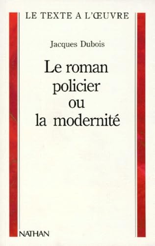 Le Roman policier ou la Modernité Books