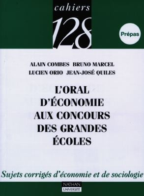 L'oral d'économie aux concours des grandes écoles book