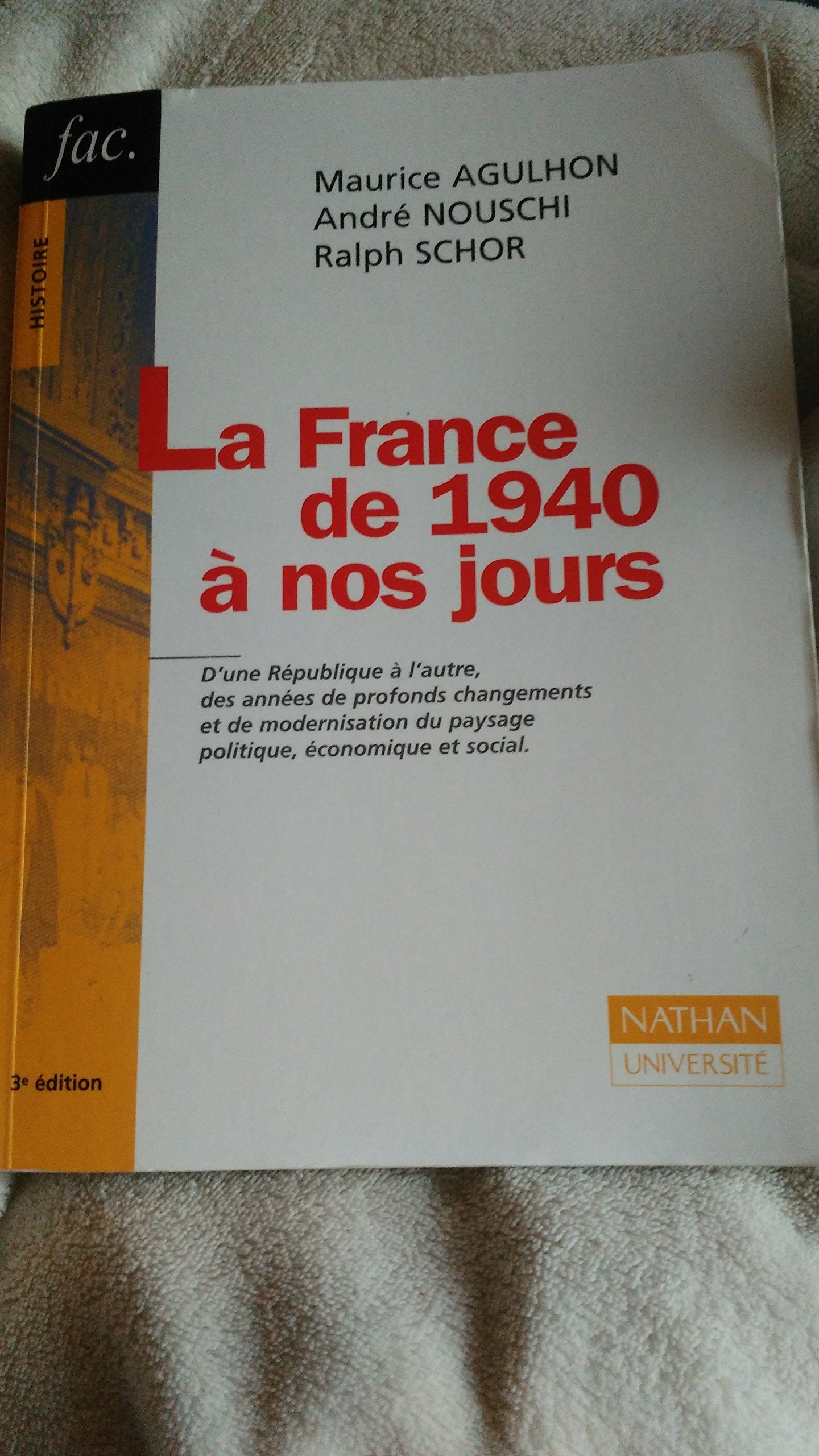 La France de 1940 à nos jours book