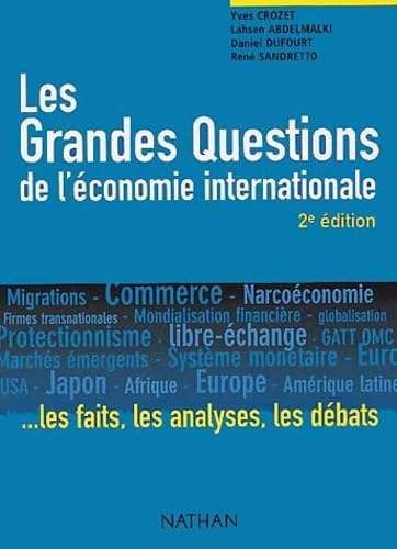 Les Grandes Questions de l'économie internationale. Books