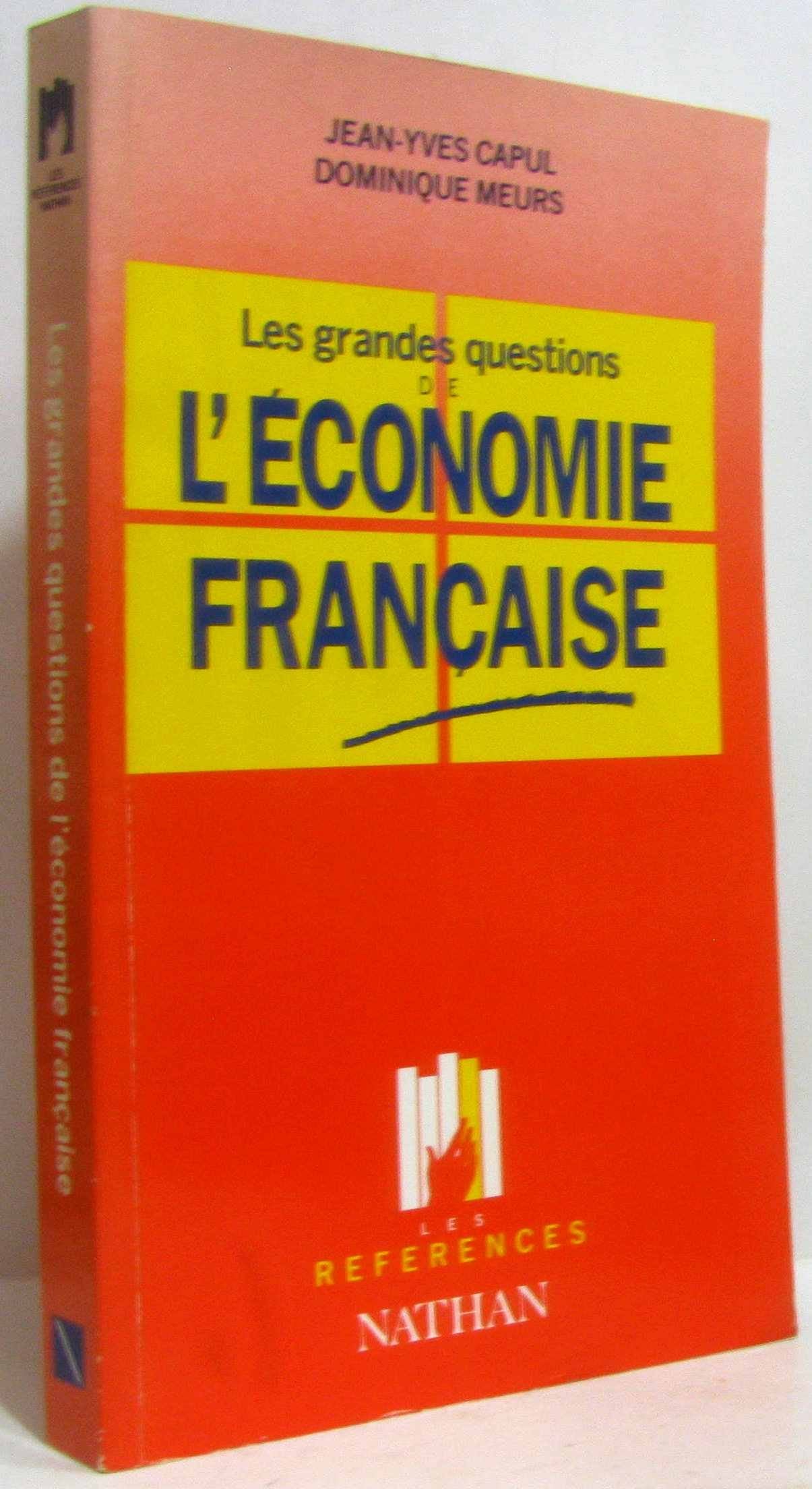 Les Grandes questions de l'économie française book