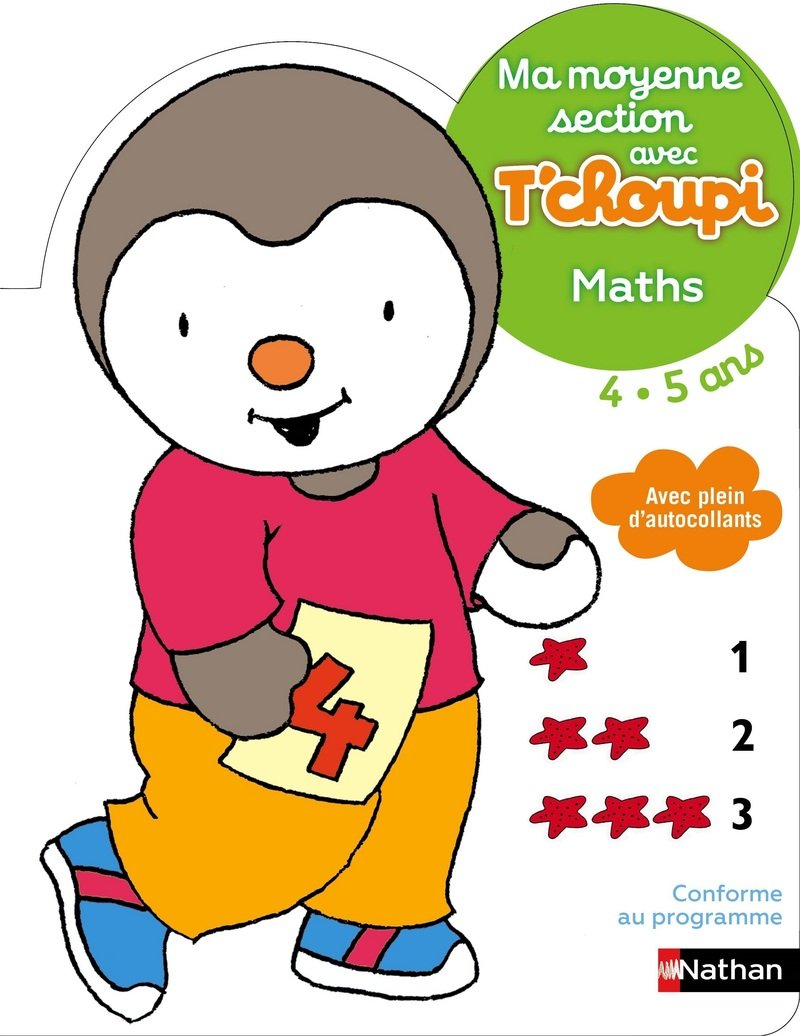 Ma moyenne section avec T'choupi- Maths - Dès 4 ans book
