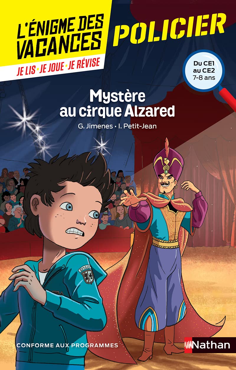 L'énigme des vacances du CE1 au CE2 Mystère au cirque Alzared Professional & Reference Books
