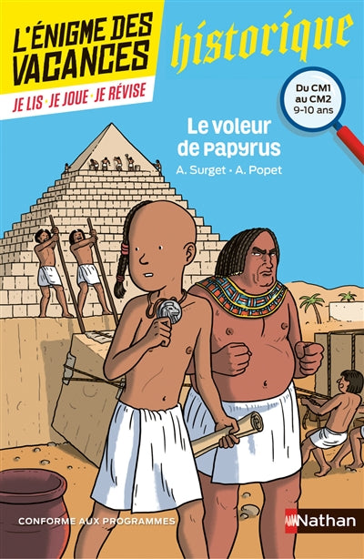 Product Image: Le voleur de papyrus : du CM1 au CM2, 9-10 ans : conforme aux programmes