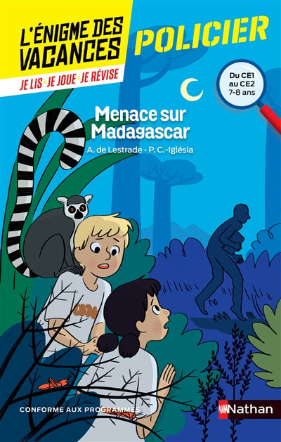 Product Image: Menace sur Madagascar : du CE1 au CE2, 7-8 ans : conforme aux programmes