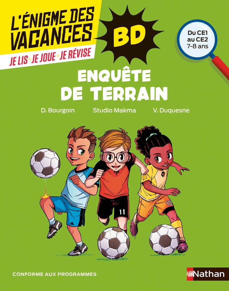 Enigme des vacances BD - Enquête de terrain - CE1/CE2 book