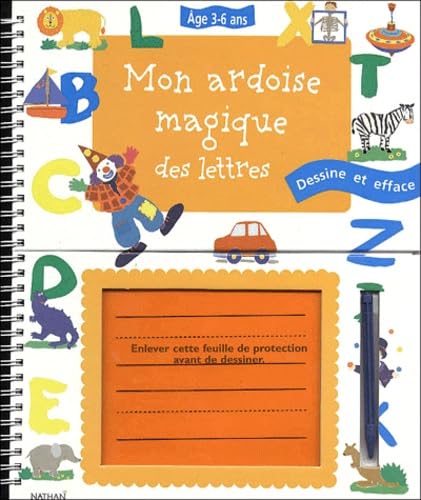 Mon ardoise magique des lettres (1 livre + 1 crayon + 1 ardoise magique + 1 feuille de plastique) book