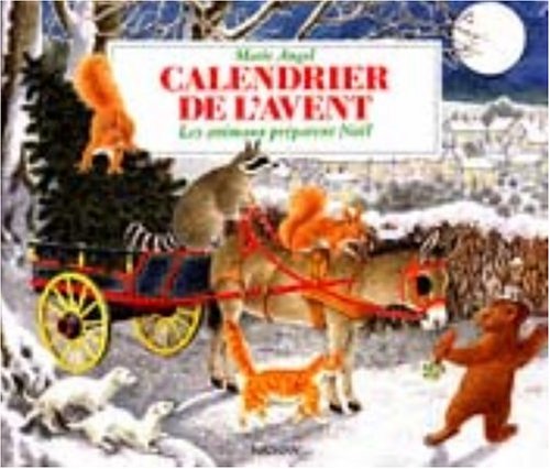 Calendrier De L'Avent. Les Animaux Preparent Noel book