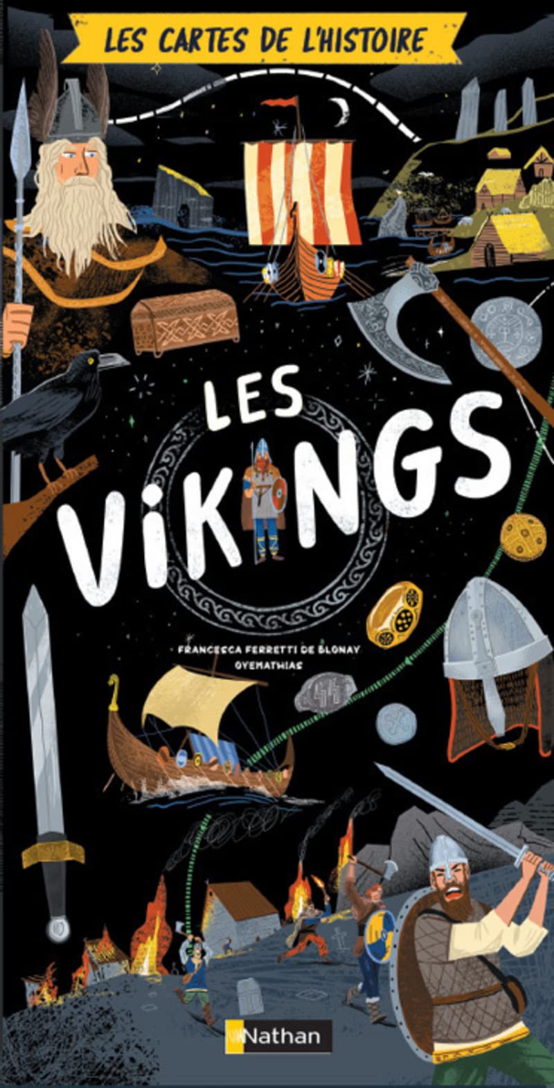 Les cartes de l'histoire : Vikings Non-fiction