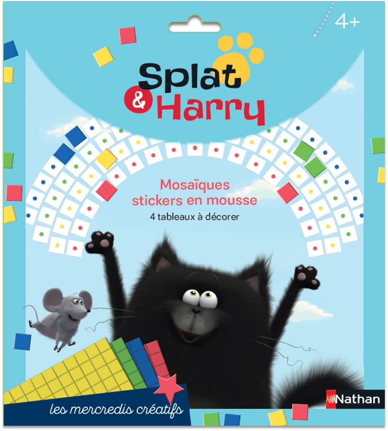 Splat et Harry: Pochette mosaïques gommettes en mousse Hobbies & Crafts
