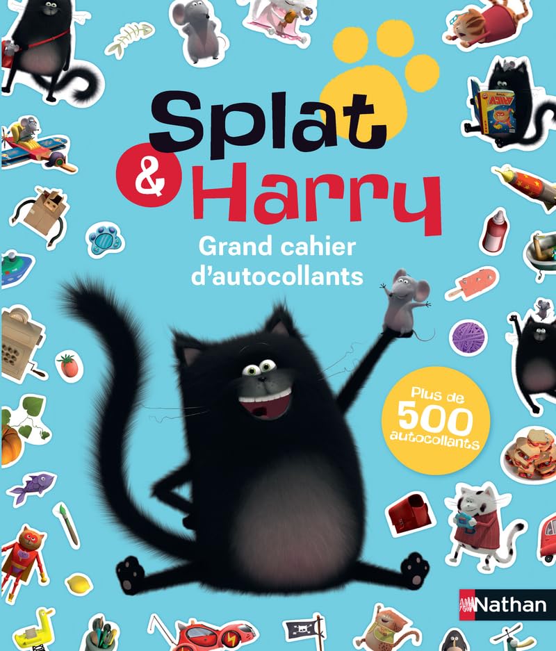Splat & Harry - Cahier d'autocollants avec 500 stickers - Les Mercredis Créatifs - Dès 4 ans book