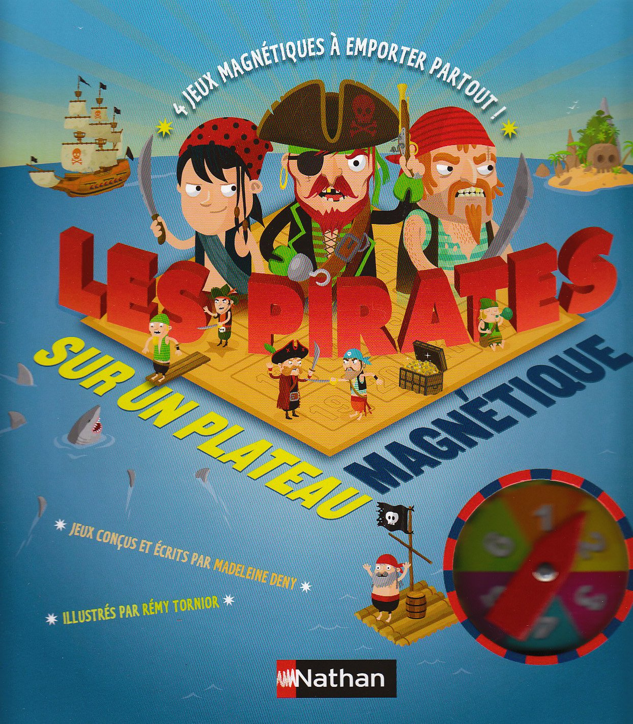 Les Pirates: 4 Jeux magnétiques à emporter partout ! Books