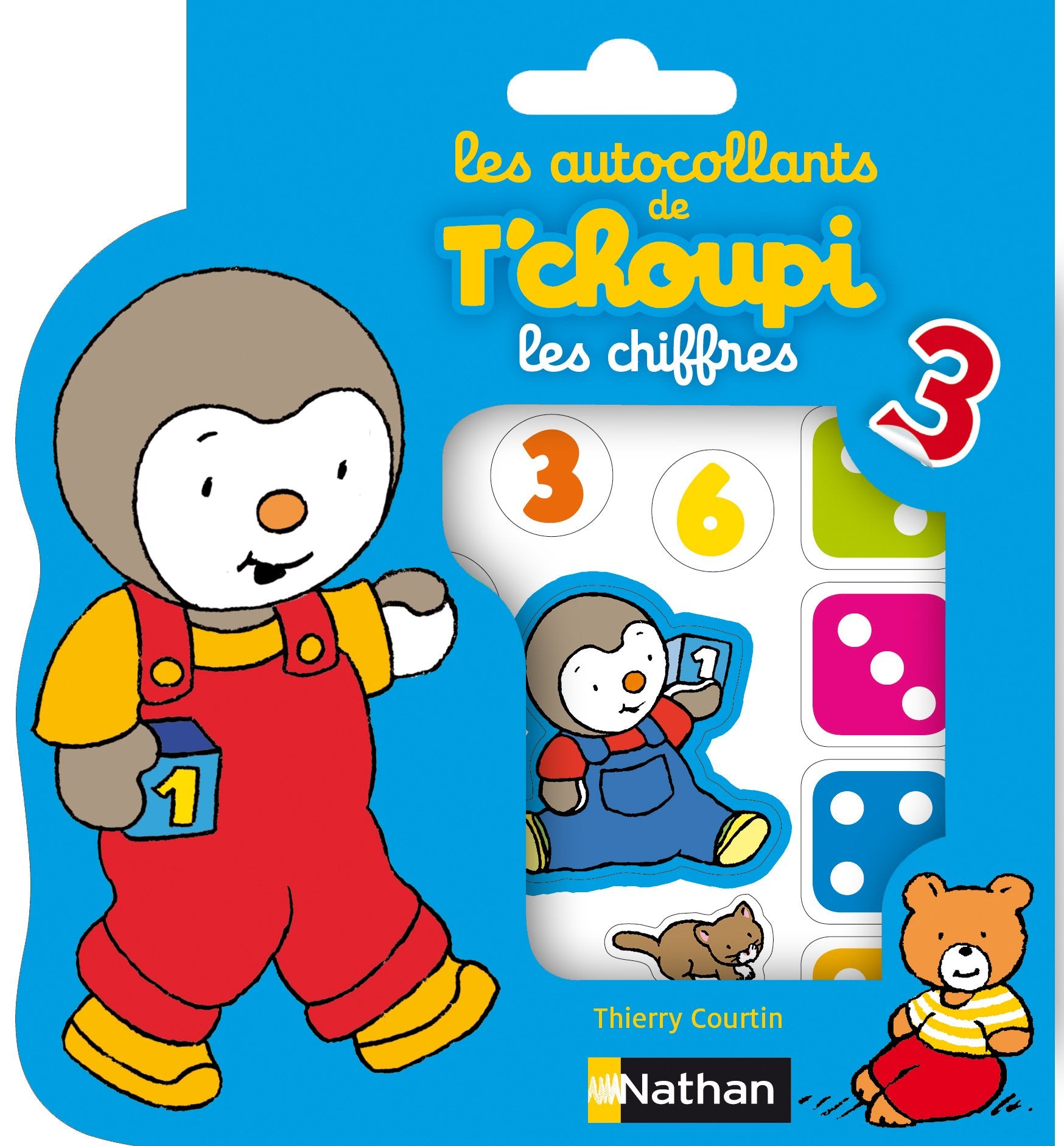 Les autocollants de T'choupi - Dès 2 ans: Les chiffres book
