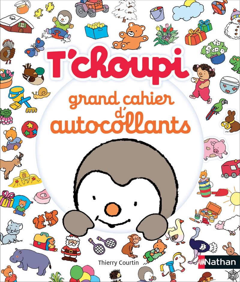 T'choupi : Mon grand cahier d'autocollants - Dès 2 ans book